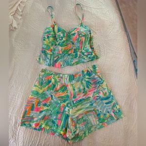Lilly Pulitzer Colorful Short Set